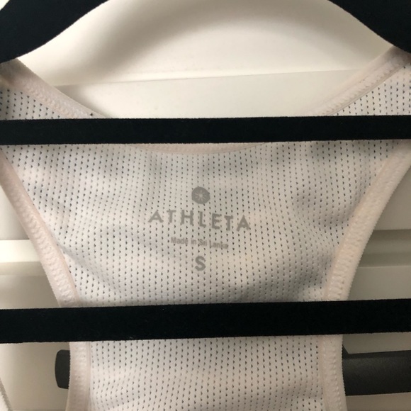 Athleta Stark Strip Double Dare Sports Bra (S) - Picture 4 of 5